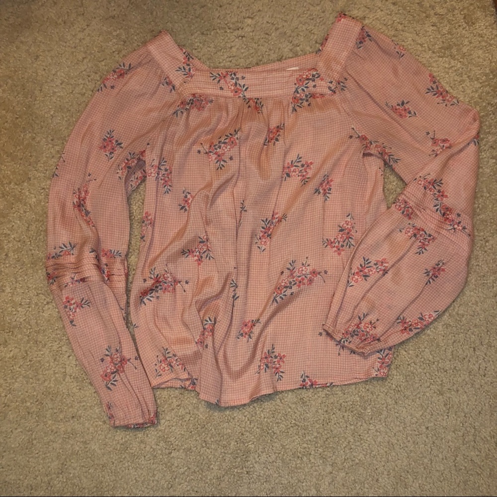 LC Peach Blouse